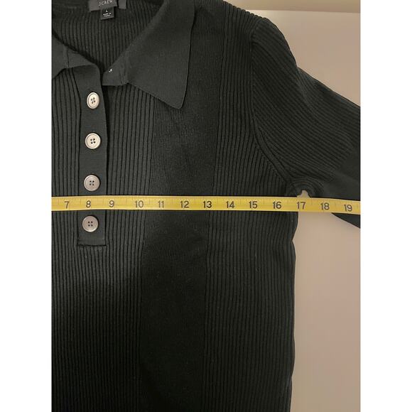 J. Crew Ribbed collared silk-blend sweater - Picture 8 of 9